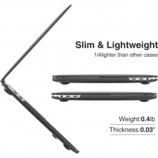 Пластиковая накладка STR Carbon Style Hard Case for MacBook Air 13.6 (2022 - 2025) M2/M3/M4 - Black