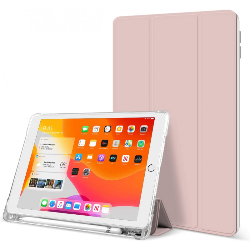 Чехол STR Air Противоударный для iPad 10.2" (2019/2020/2021/2022) с держателем для стилуса Розовый