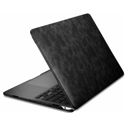 Кожаный чехол-накладка iCarer Microfiber Slim Series for MacBook Air 15 (2023-2024) М2/М3 - Black