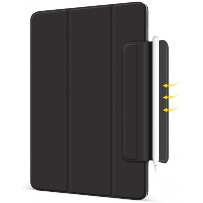 Магнитный силиконовый чехол-книжка STR Buckles Magnetic Case for iPad Air 4 / Air 5 10.9 (2020-22 M1) Черный