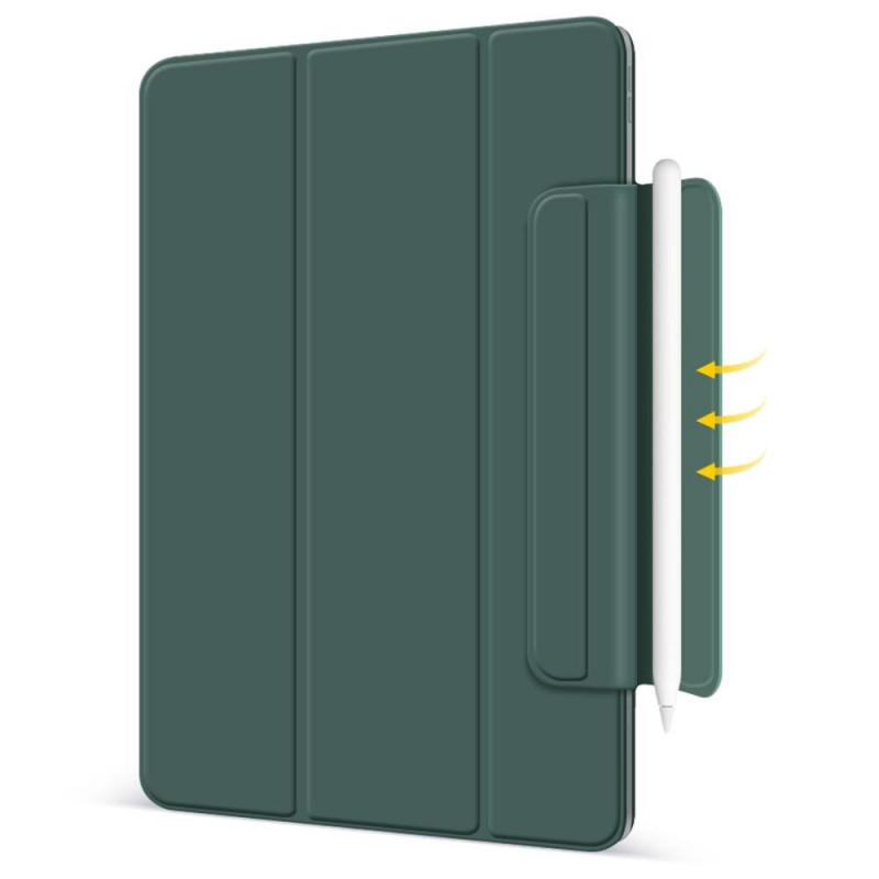 Магнитный силиконовый чехол-книжка STR Buckles Magnetic Case for iPad Air 4 / Air 5 10.9 (2020-22 M1) Темно-Зеленый