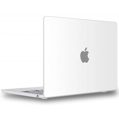 Пластиковый матовый чехол-накладка STR Matte Cream Hard Shell Case for MacBook Air 13.6 (2022) M2 - Frost
