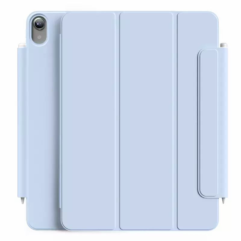 Магнитный силиконовый чехол-книжка STR Buckles Magnetic Case for iPad 10th Gen 10.9 (2022) - Light Blue