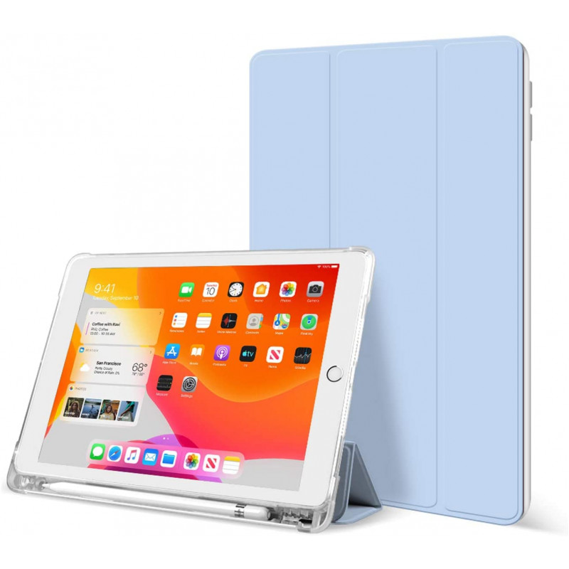 Чехол STR Air Противоударный для iPad 10.2" (2019/2020/2021/2022) с держателем для стилуса Голубой