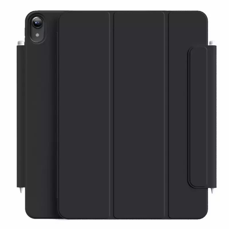 Магнитный силиконовый чехол-книжка STR Buckles Magnetic Case for iPad 10th Gen 10.9 (2022) - Black