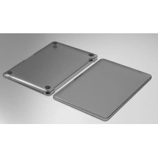 Пластиковый матовый чехол-накладка WIWU iSHIELD Hard Shell for MacBook Air 13.6 (2022 - 2025) M2/M3/M4 - Black