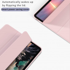 Чехол STR Trifold Трьёхскладный с подставкой для iPad Pro 12.9 (2018 | 2020 | 2021) Розовый