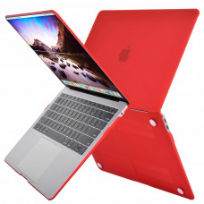 Накладка STR Матовый Тонкий Hard Shell для MacBook Air 13 (2018-2020) Красный