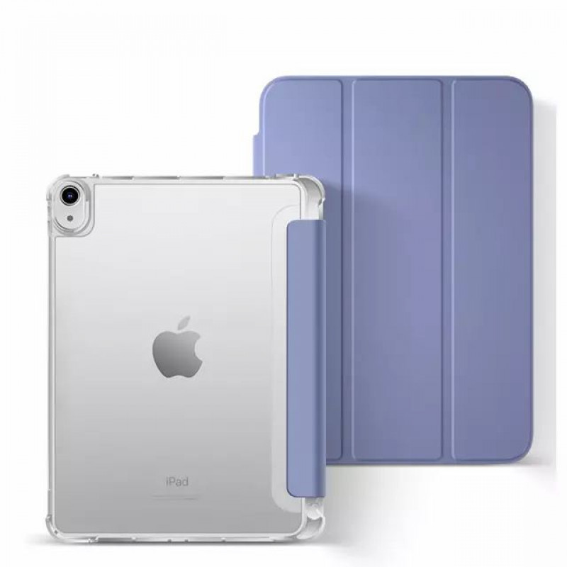 Силиконовый чехол-книжка с держателем для стилуса STR Air Protection Case for iPad 10th Gen 10.9 (2022) - Lavender