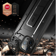 Противоударный чехол с защитой экрана SUPCASE Unicorn Beetle Pro Rugged Case for iPhone 12 Pro Max - Black