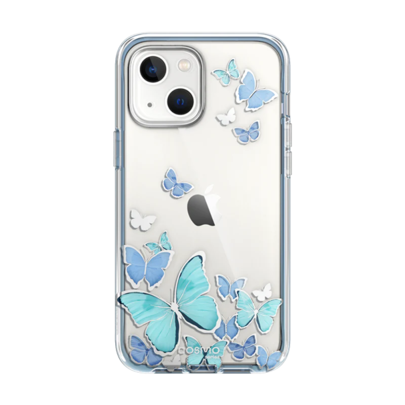 Противоударный чехол с защитой экрана i-Blason [Cosmo Series] Case for iPhone 13 | 14 - Bluefly