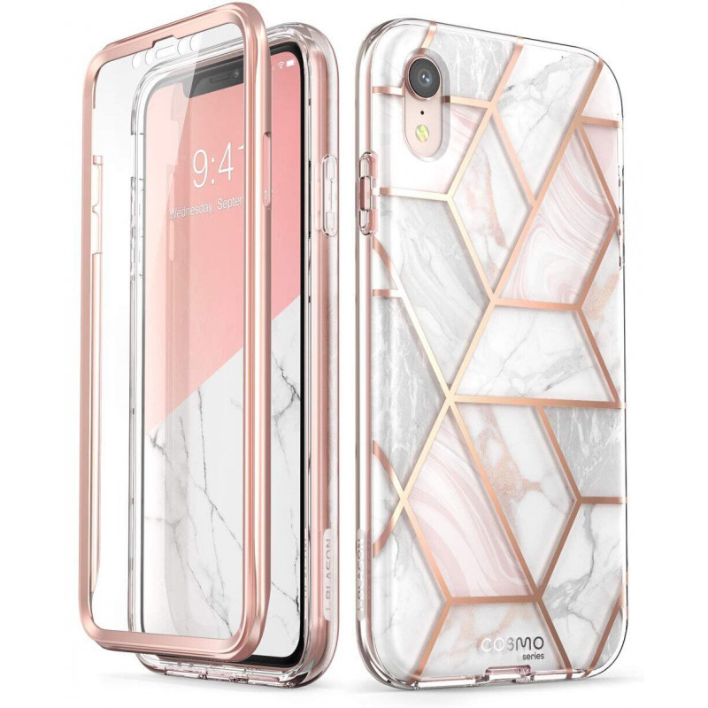 Чехол i-Blason Cosmo Series Clear Case for iPhone XR - Marble (IBL-IPHXR-COS-M)