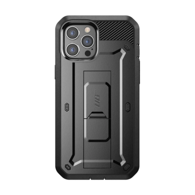 Противоударный чехол с защитой экрана SUPCASE Unicorn Beetle Pro Rugged Case for iPhone 12 Pro Max - Black
