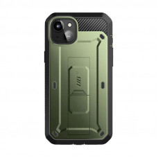 Противоударный чехол с защитой экрана SUPCASE Unicorn Beetle Pro Rugged Case for iPhone 15 - Green
