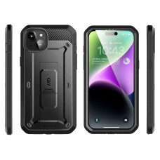 Противоударный чехол с защитой экрана SUPCASE Unicorn Beetle Pro Rugged Case for iPhone 15 Plus - Black