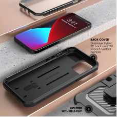 Противоударный чехол с защитой экрана SUPCASE Unicorn Beetle Pro Rugged Case for iPhone 12 Pro Max - Black